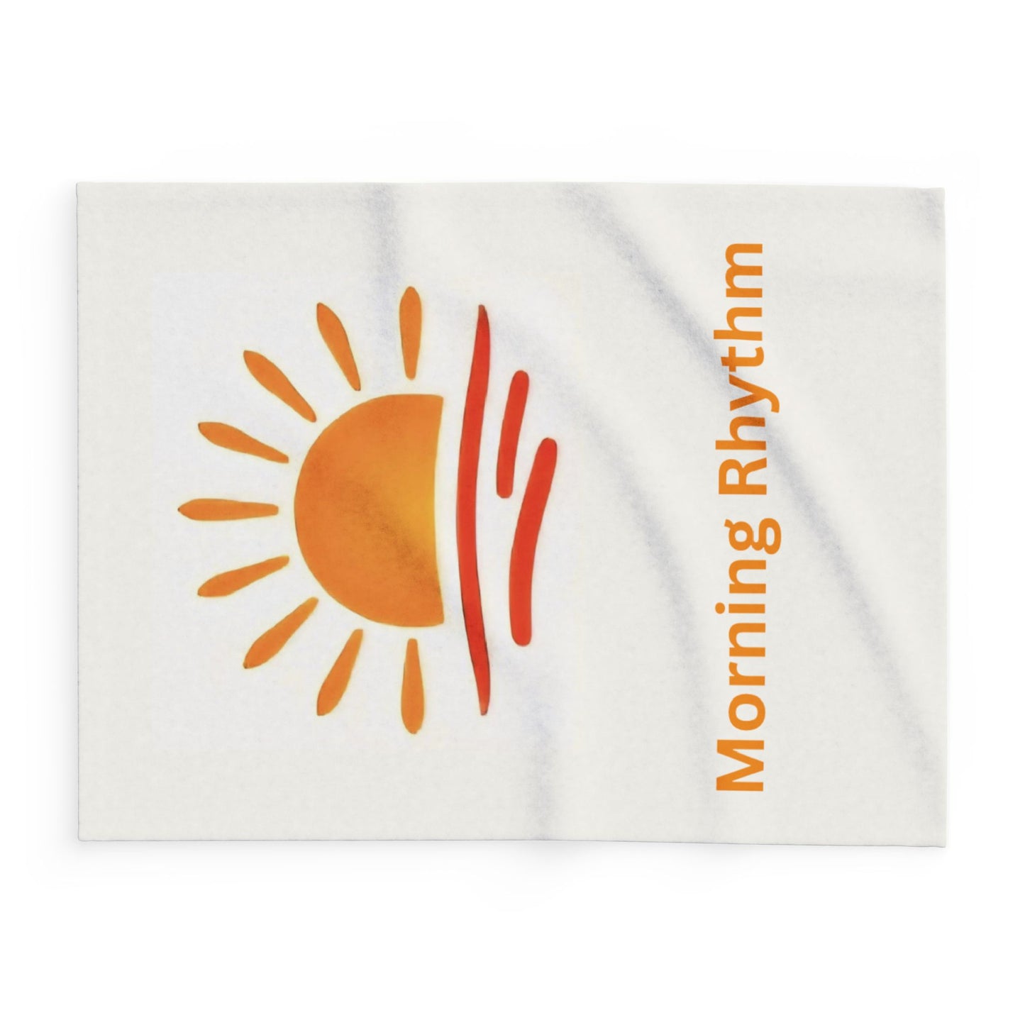 "Morning Rhythm" Sunrise Throw Blanket