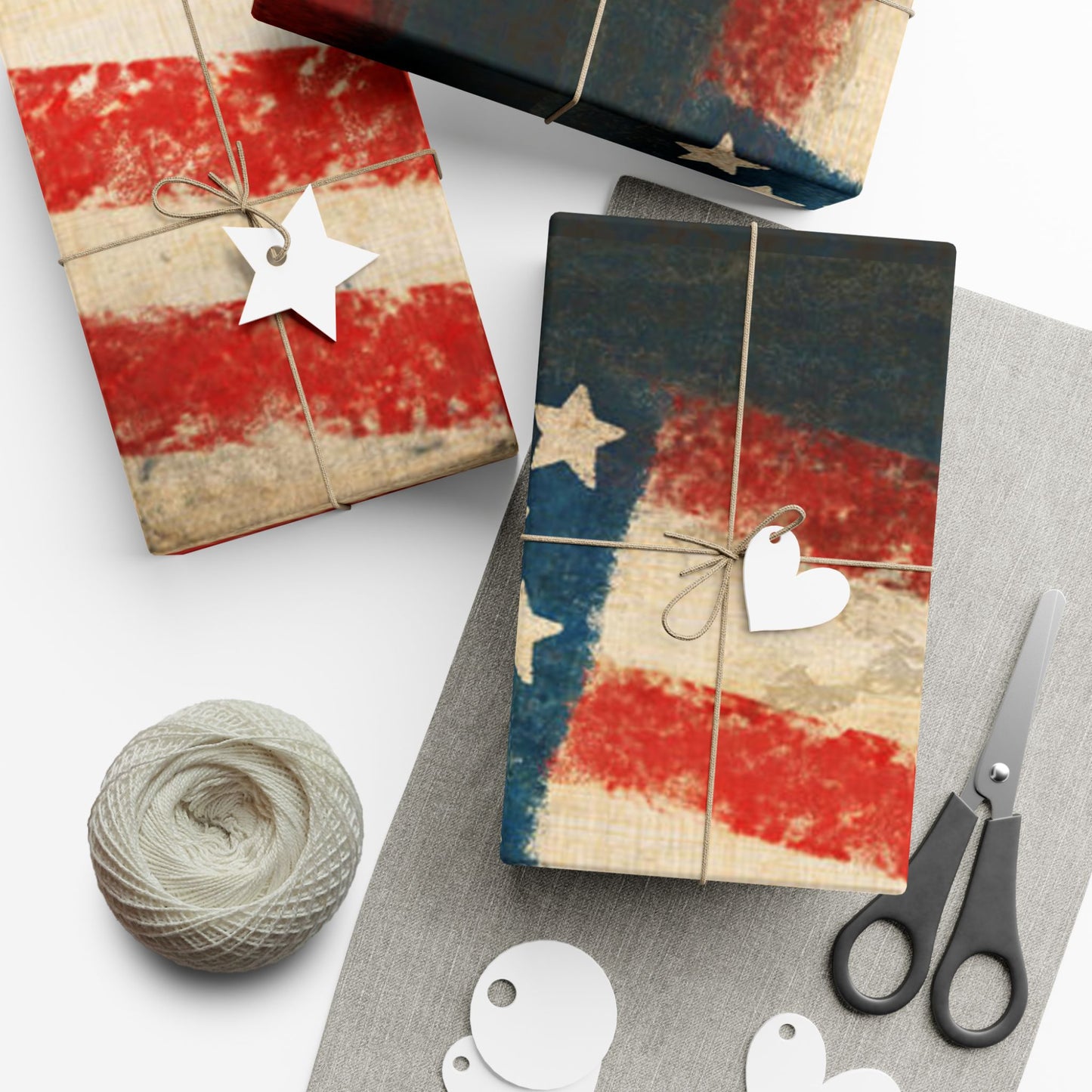 Patriotic Gift Wrap Papers for Holidays & Celebrations