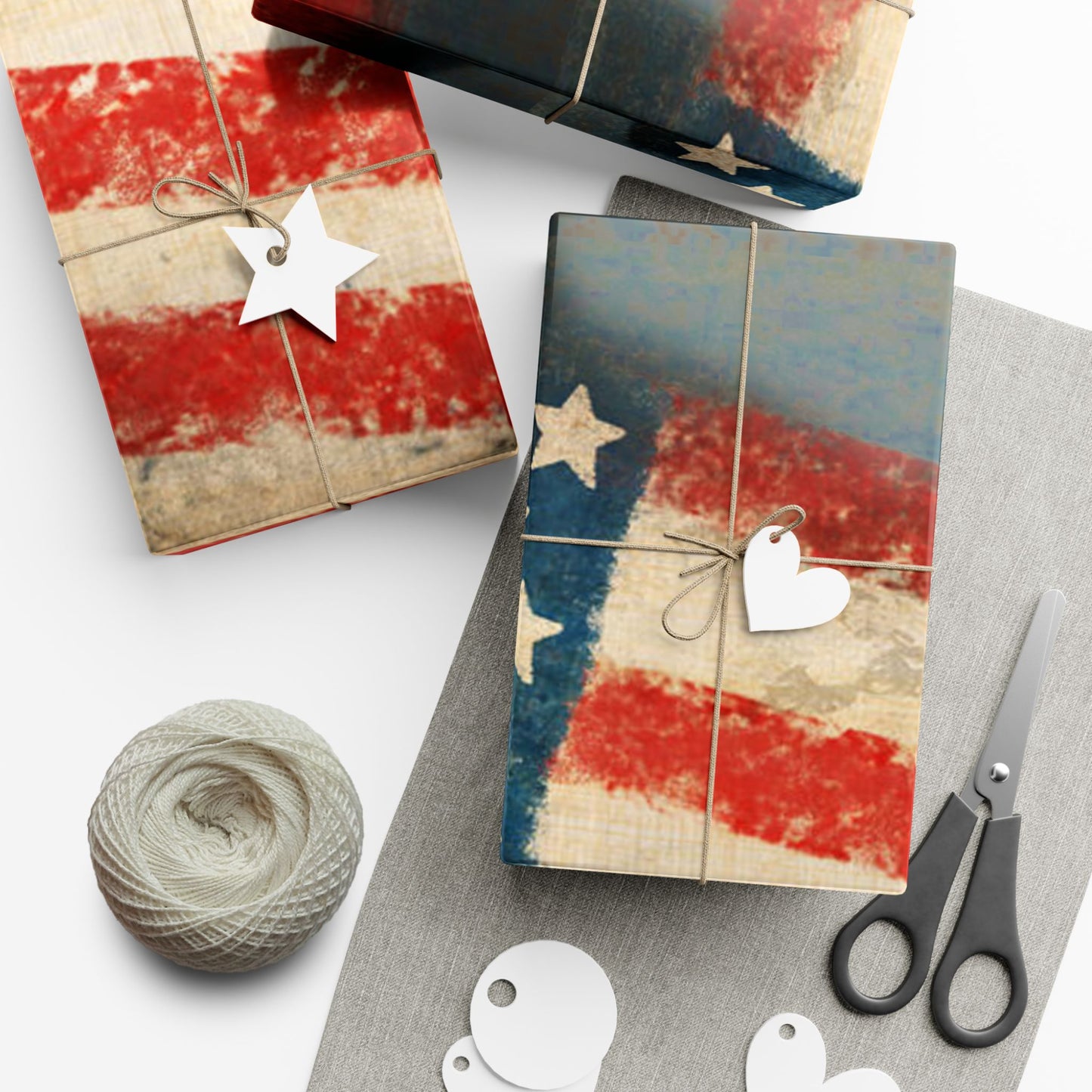 Patriotic Gift Wrap Papers for Holidays & Celebrations