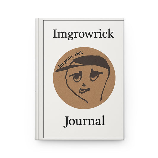 I'm Grow Rick Hardcover Journal  Notebook