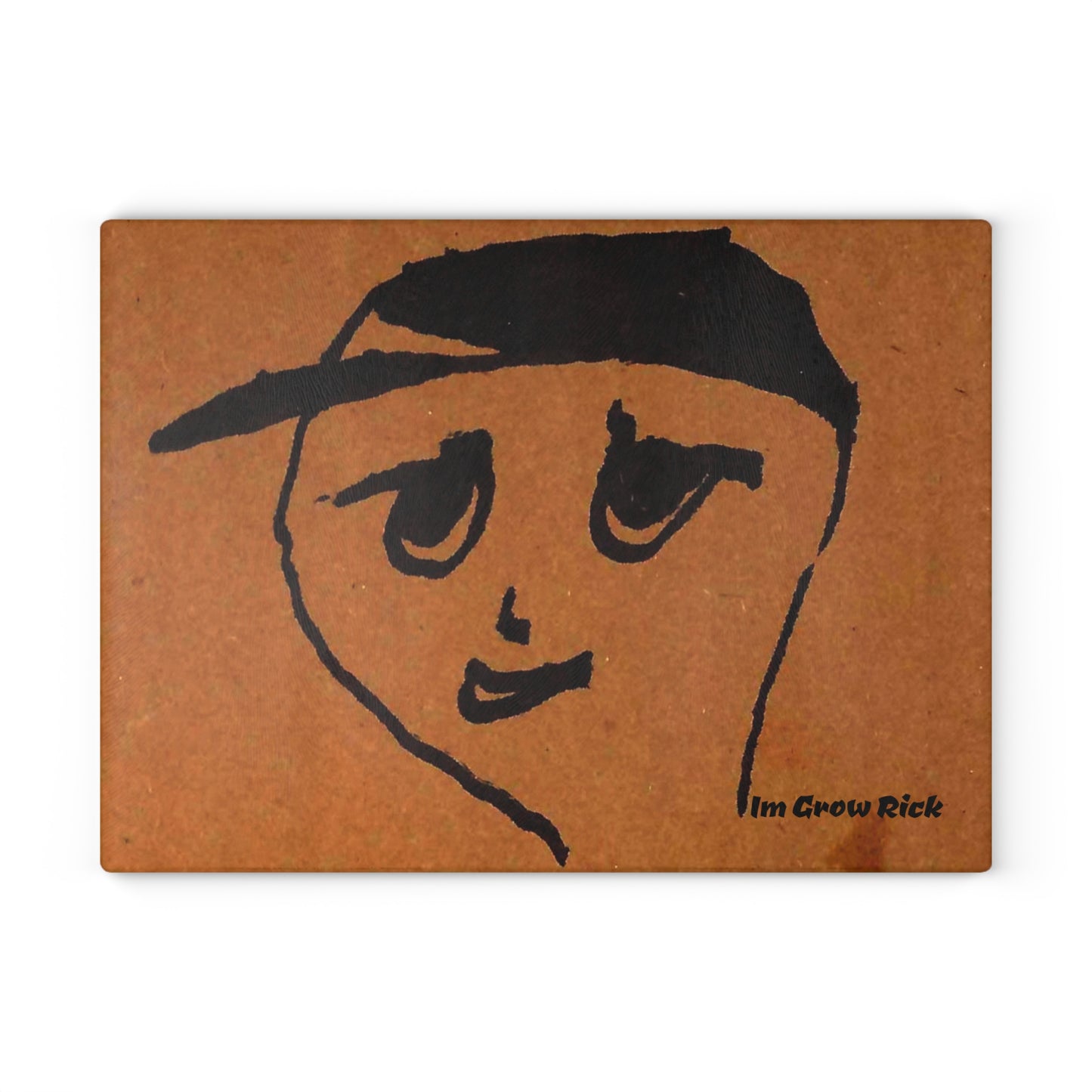 Glass Cutting Board - ImGrowRick Design