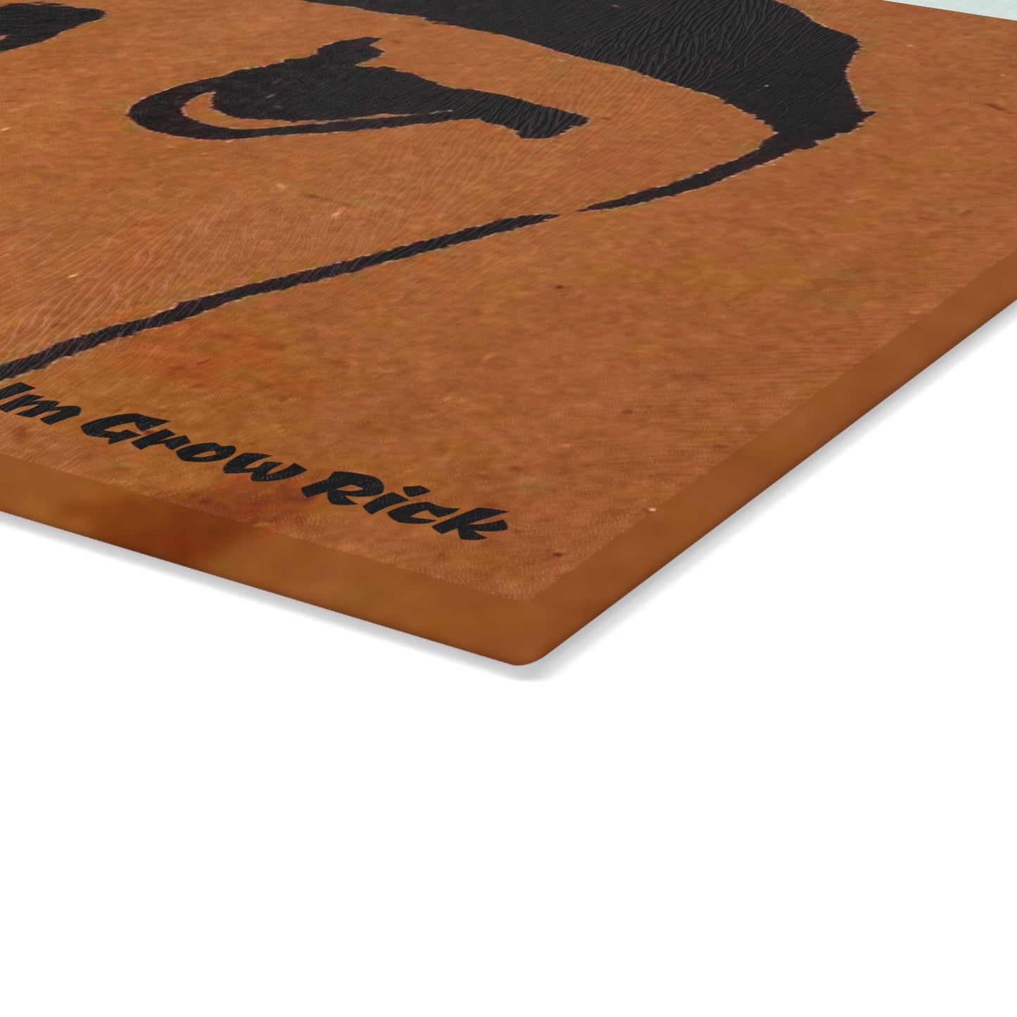 Glass Cutting Board - ImGrowRick Design
